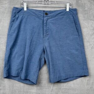 Faherty Brand Men's All Day‎ Shorts Size 33 Blue Recycled Polyester Blend